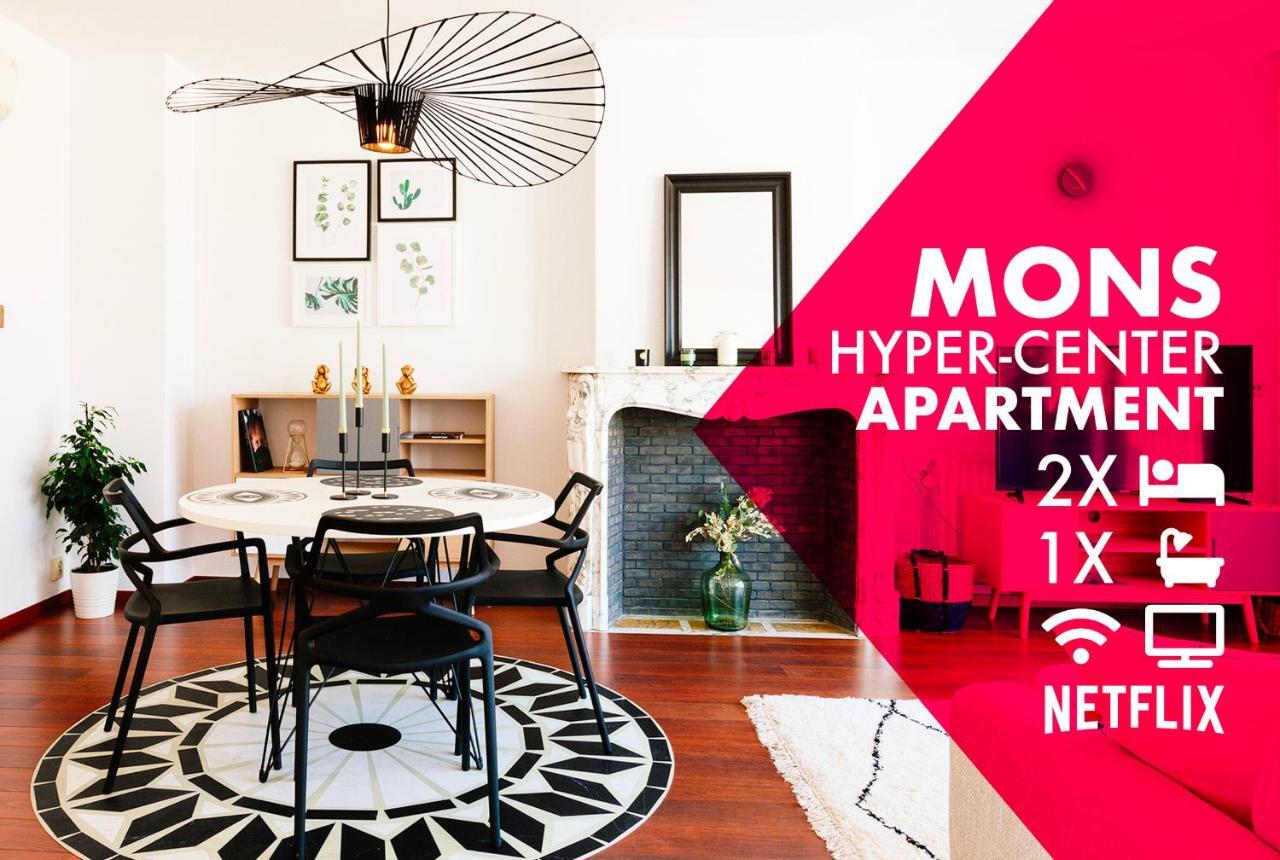 Luxury Apart' Mons City Center With Terrace 아파트 외부 사진